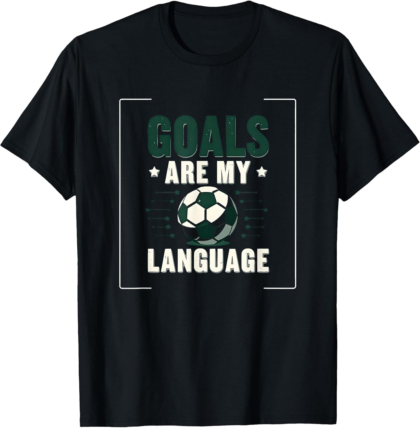 Goals Are My Language Soccer Girls Design