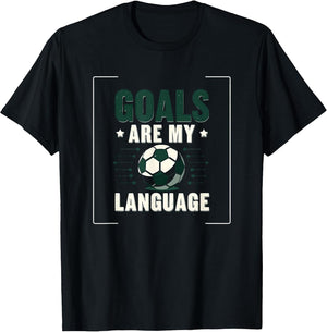 Goals Are My Language Soccer Girls Design