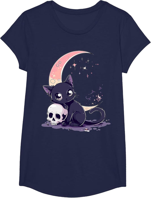Goth Pastel Cute Creepy Kawaii Cat Kitten