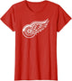 Detroit Red Wings Icon Red Officially Licensed