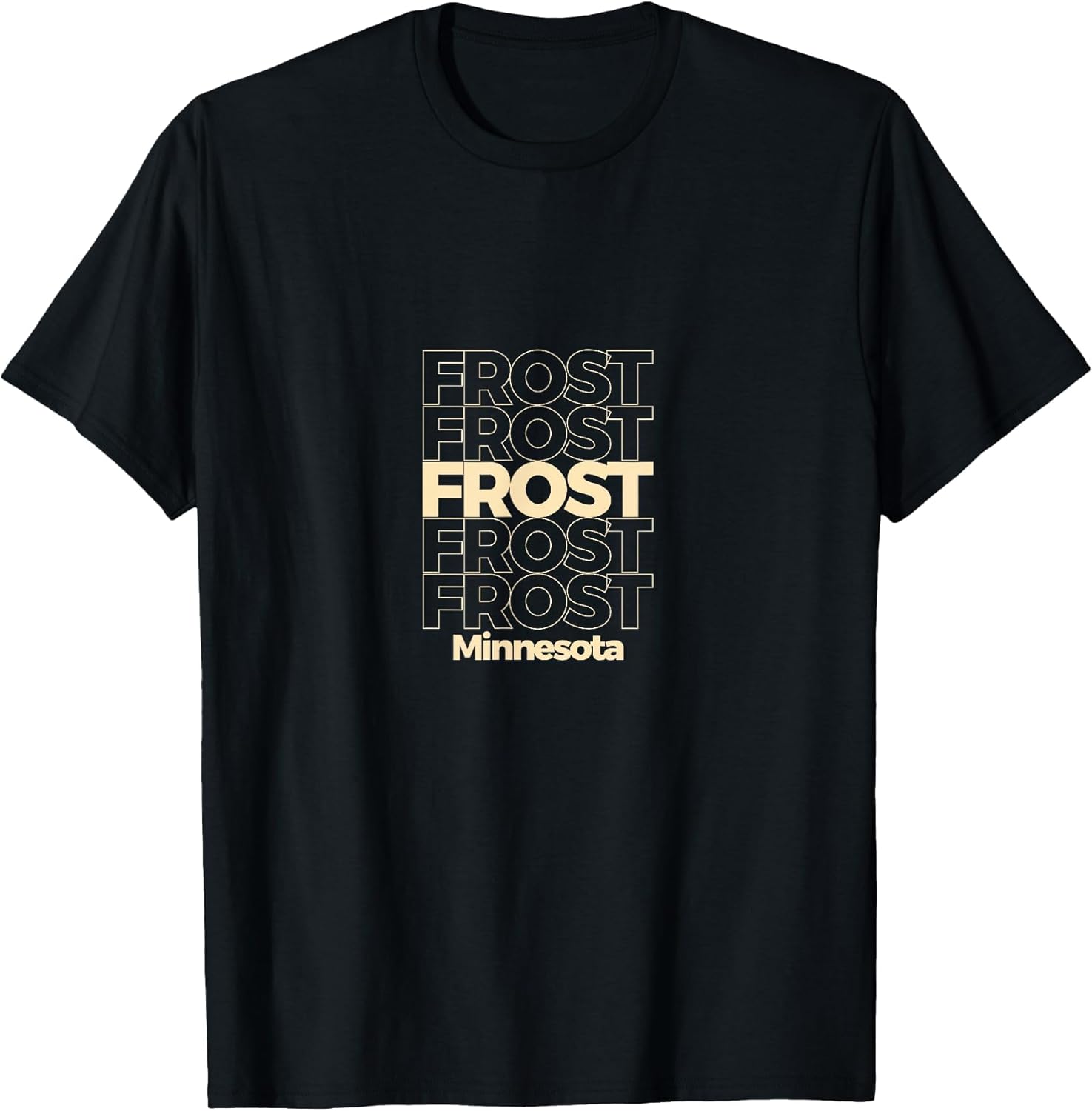 Vintage Frost, Minnesota Repeating Text