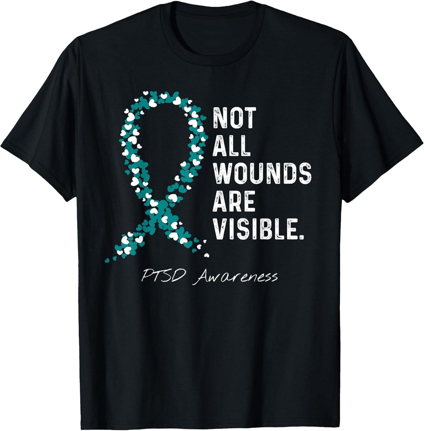 PTSD Awareness 22 Veterans Day Military Teal Ribbon