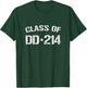 Class of DD-214 Military Veteran Retired Military DD-214
