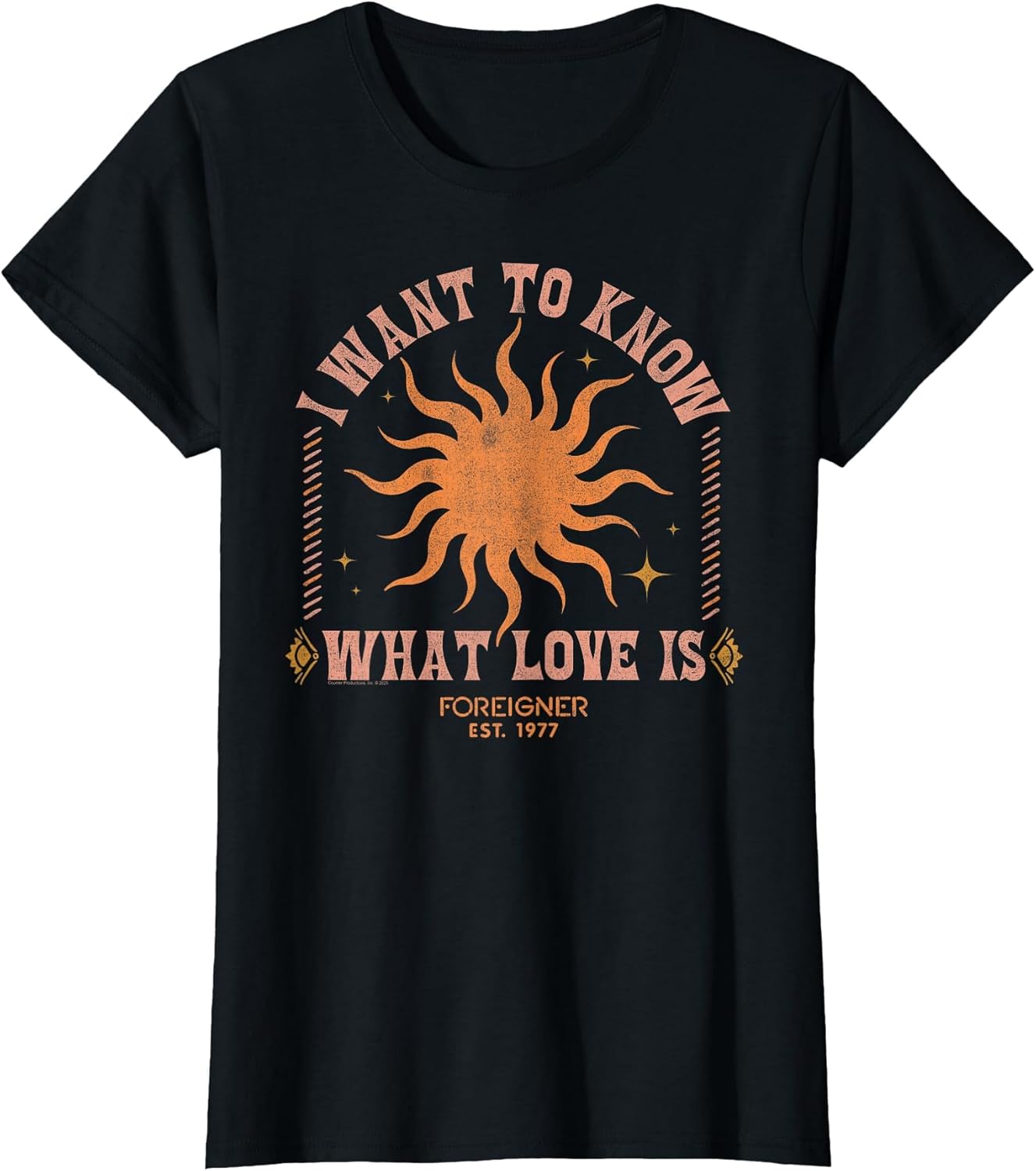 Foreigner I Want to Know What Love is Sun Vintage Band