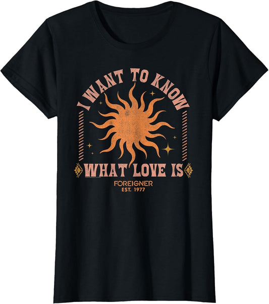 Foreigner I Want to Know What Love is Sun Vintage Band