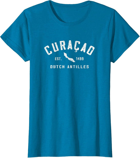 Vintage Curacao Souvenir Cruise Vacation Kids