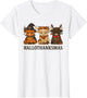 Hallothanksmas Highland Cow Trio Halloween Thanksgiving
