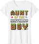 Aunt of The Birthday Boy Gamer Pixel Birthday Party Matching