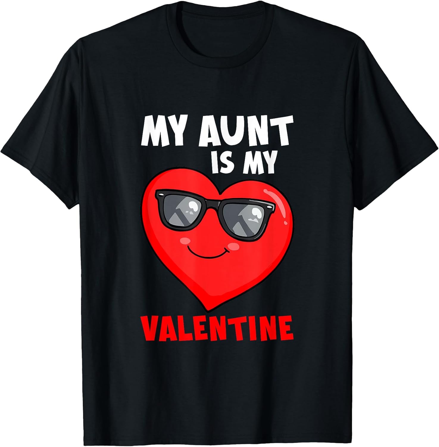 My Aunt is My Valentine Heart Sunglasses Boys Proud Family