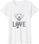 Whoodle Dog Love Paw Design