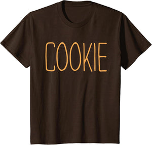 Cookie Shirt Adult Kids Men Women Chocolate Cookie Costume