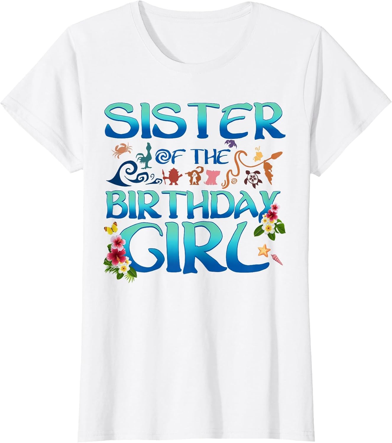 Sister of The Birthday Girl Cute Oceania Adventure Family