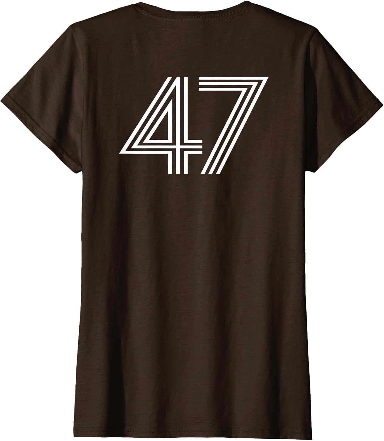 Number 47 Shirt Baseball Football Soccer Back Print Jersey