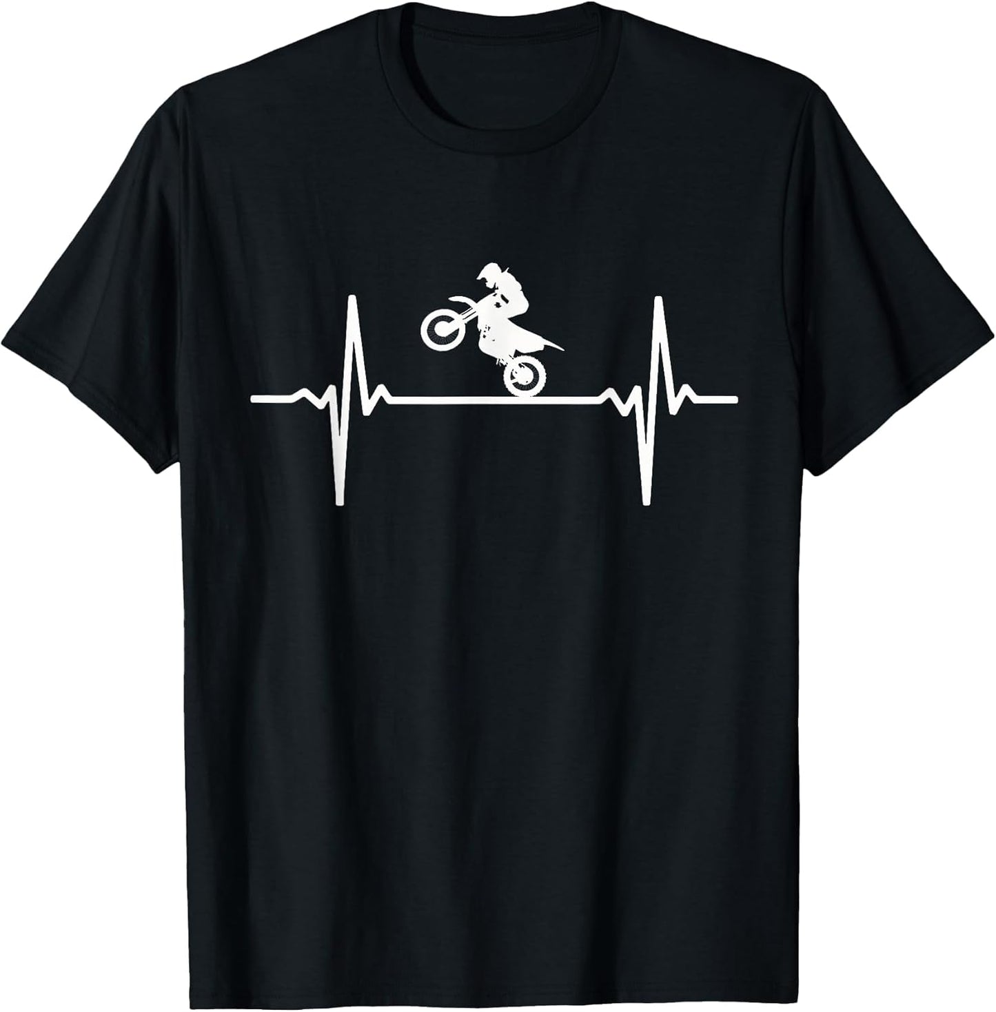 Motocross Heartbeat - Dirt Bike Pulse MX Biker EKG Rider