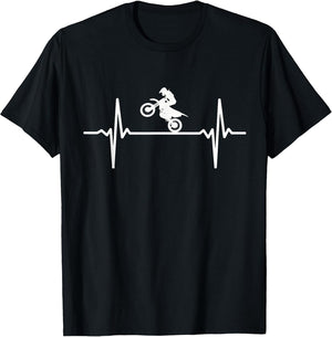 Motocross Heartbeat - Dirt Bike Pulse MX Biker EKG Rider