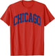 Retro Chicago Throwback Classic Chicago Men Women Blue