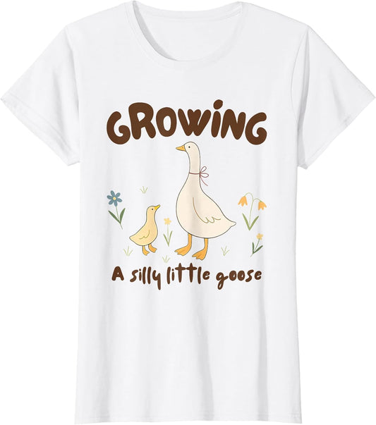 Pregnancy Announcement Mom Growing A Silly Little Goose