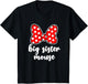 Kids Big Sister Mouse Bow Family Vacation - Youth, Toddler