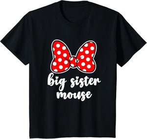 Kids Big Sister Mouse Bow Family Vacation - Youth, Toddler