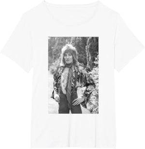 Rod Stewart Singer of Faces Garden Portrait by Allan Ballard