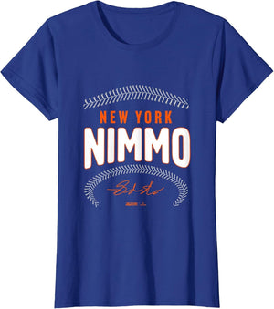 Brandon Nimmo New York Baseball Name & Number (Front & Back)