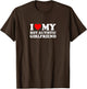 I Love Heart My Hot Autistic Girlfriend Simple Funny Cute