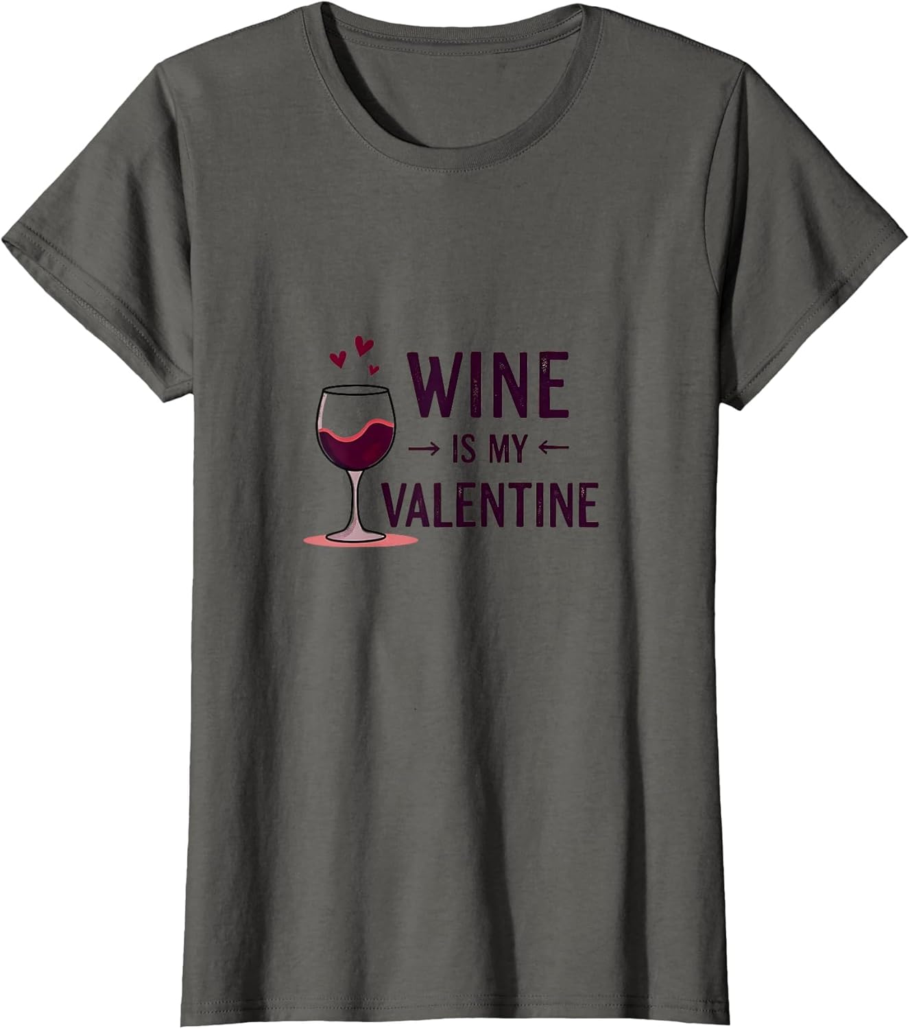Wine Is My Valentine Funny Valentine's Day