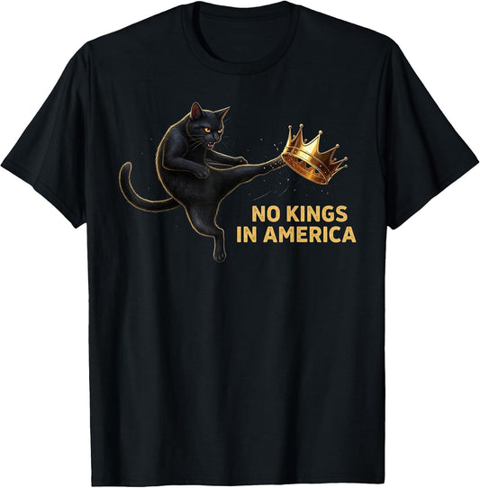 Funny Cat No Kings in America