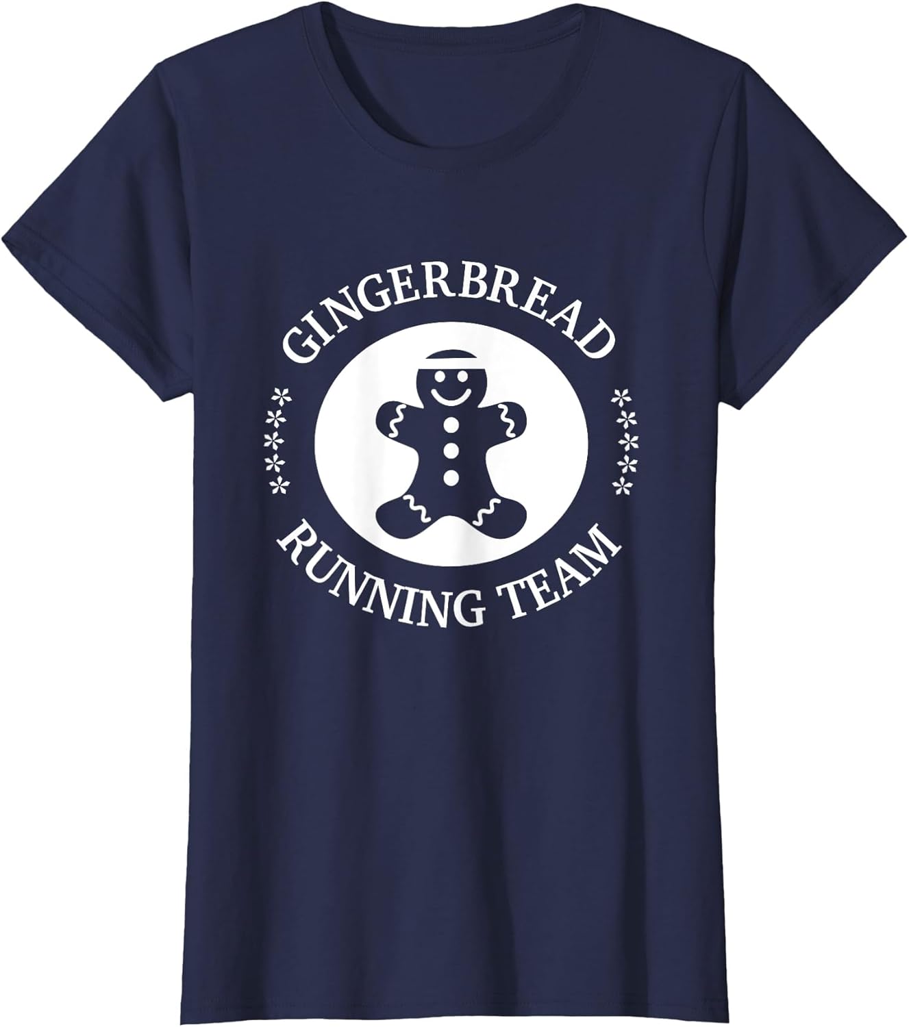 Gingerbread Running Team Holiday Cookie Funny Baking