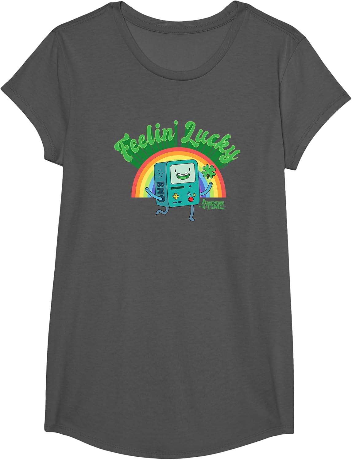 Adventure Time St. Patrick's Day BMO Rainbow Feelin' Lucky