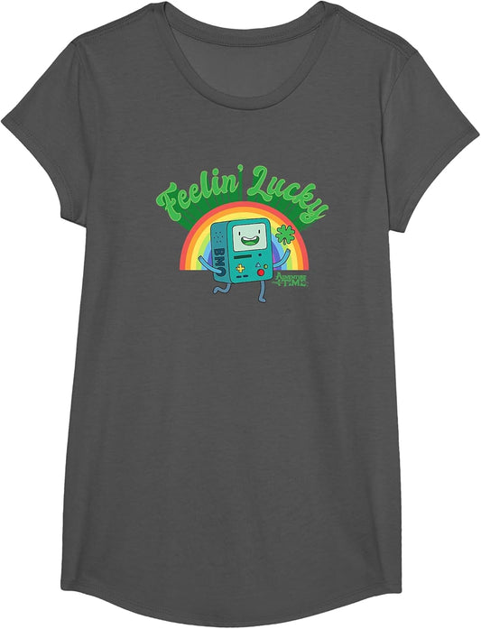 Adventure Time St. Patrick's Day BMO Rainbow Feelin' Lucky