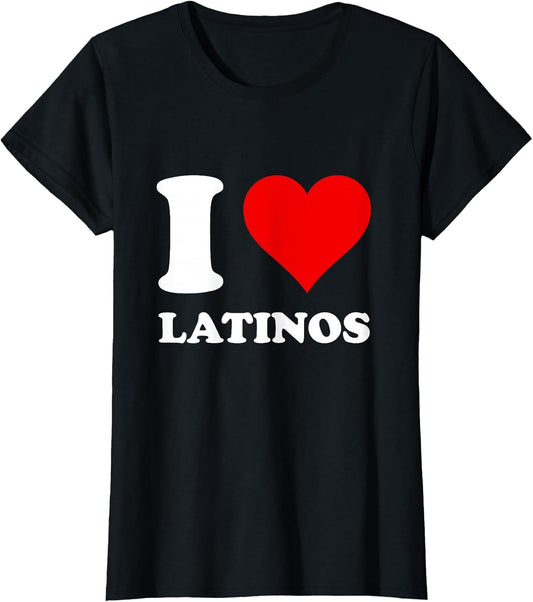 Red Heart I Love Latinos