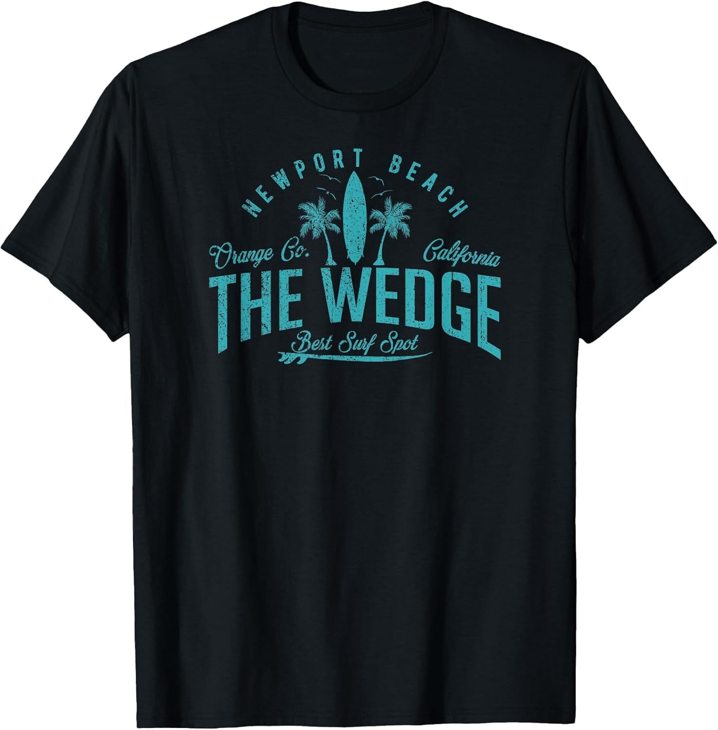 Vintage The Wedge Best Surf Spot Newport Beach Badge