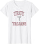 Troy Trojans Logo White Officially Licensed
