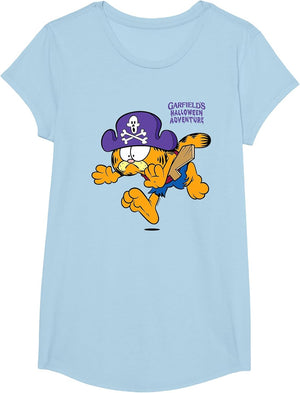 Garfield Pirate Running Away Halloween Cartoon Cat