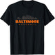 Baltimore Baseball Minimalist City Skyline Baseball Lover
