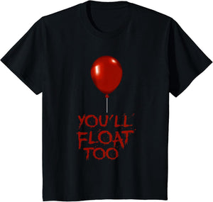 Kids You'll Float Too Costume Halloween Shirts Boys Girls