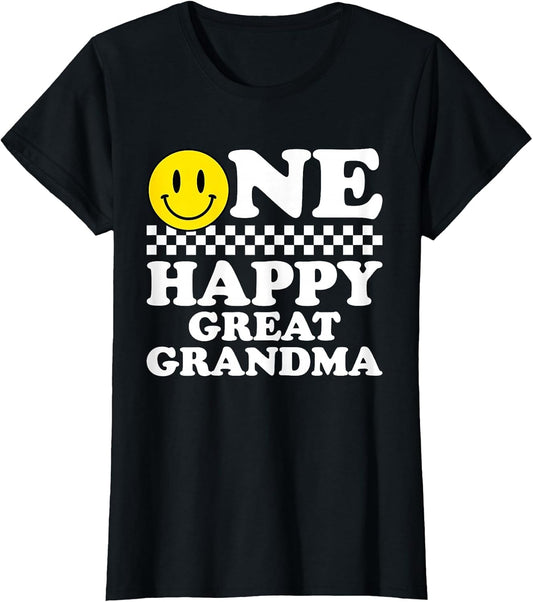 One Happy Dude Great Grandma 1st Birthday Family Matching