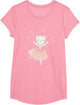 Ballerina Cat Princess Shirt Ballet Dance Toddlers Girls