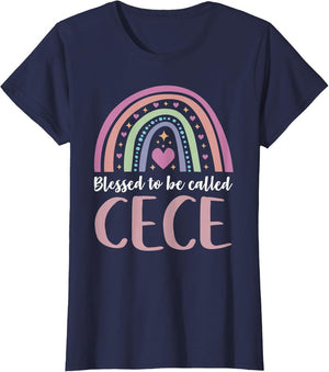 Cece Shirt for Grandma Women Mothers Day Blessed Cece