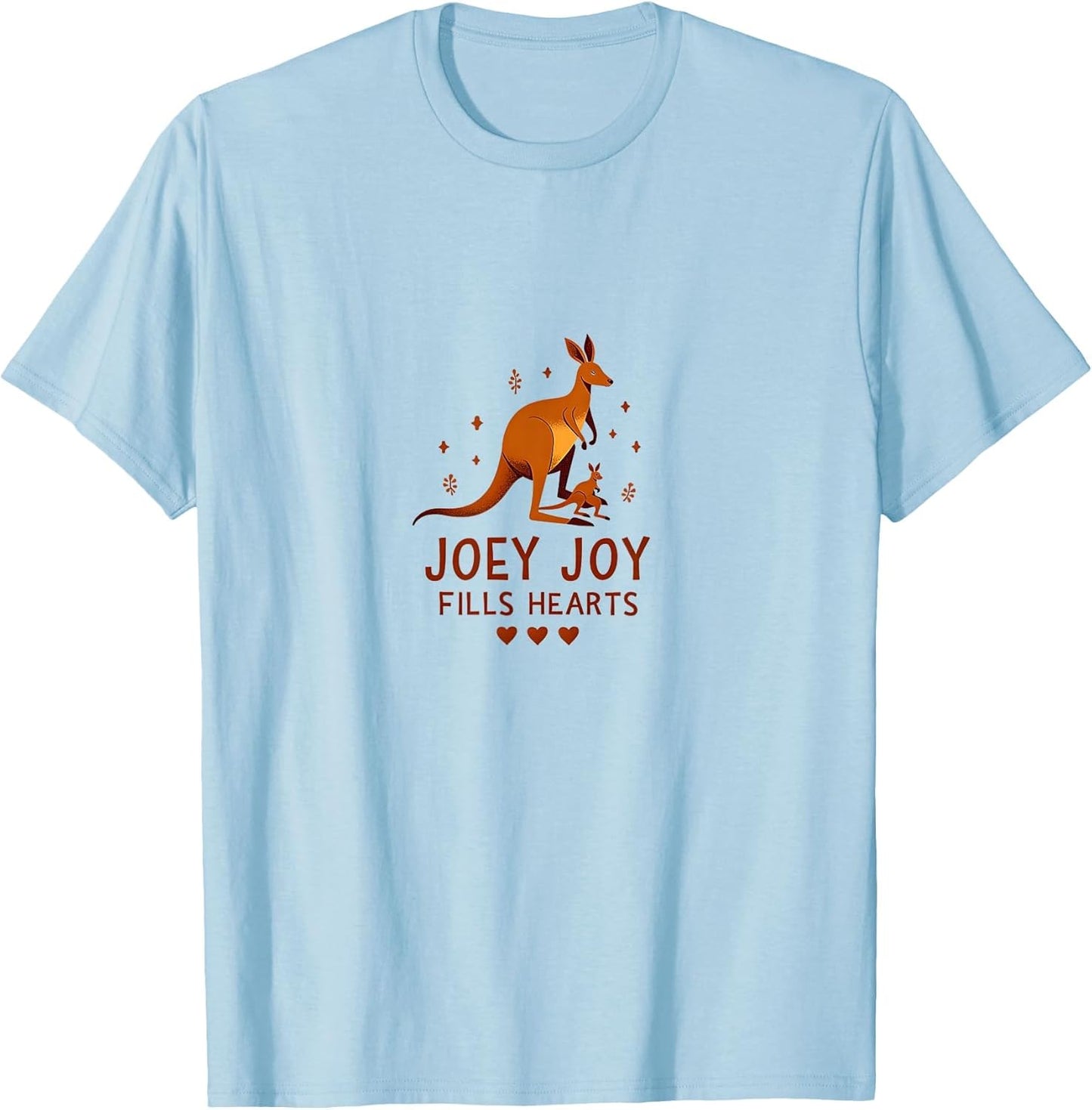 Joey Joy Fills Hearts Kangaroo Dad Baby Design