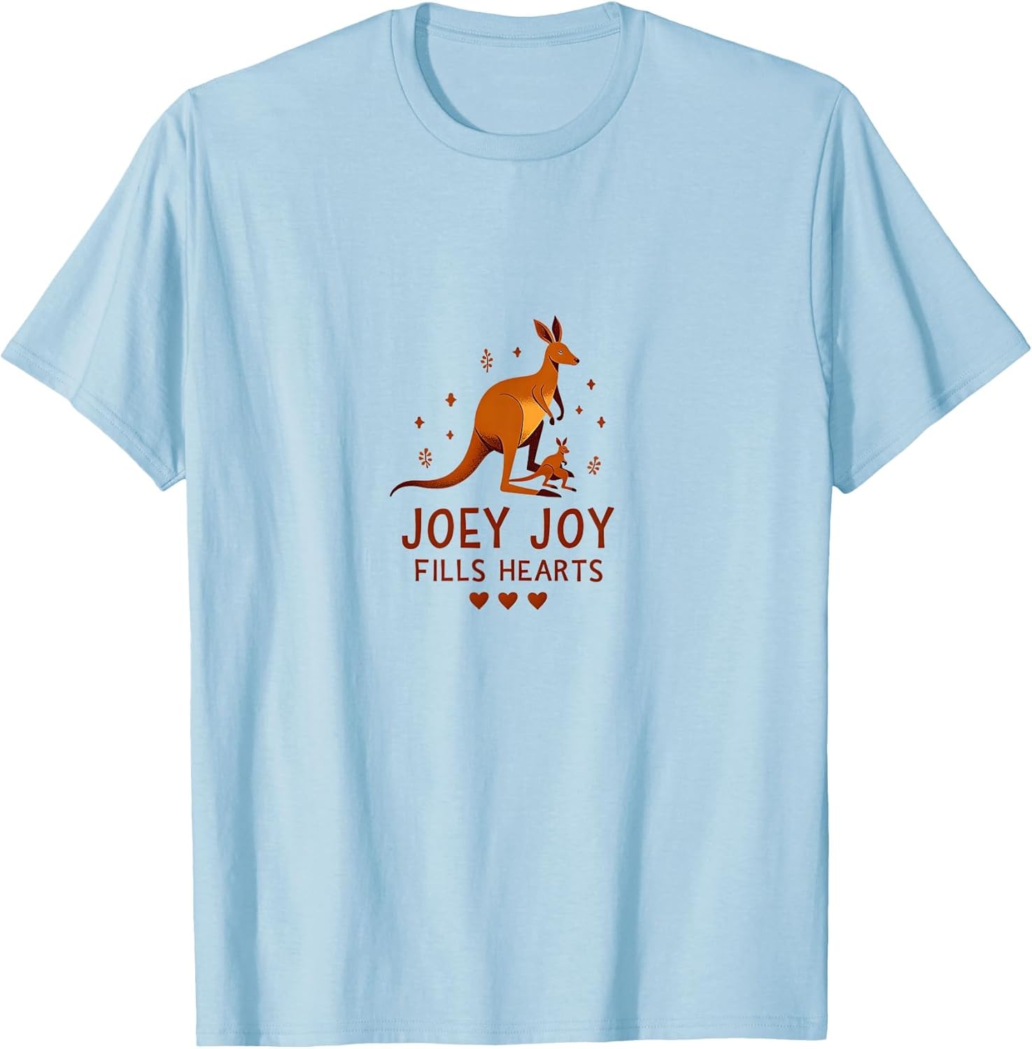 Joey Joy Fills Hearts Kangaroo Dad Baby Design