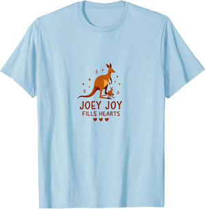 Joey Joy Fills Hearts Kangaroo Dad Baby Design