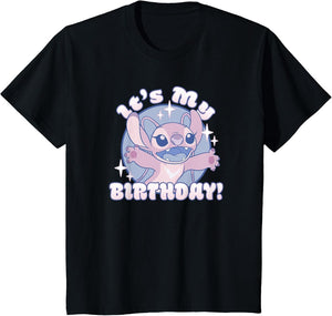 Disney Lilo & Stitch Angel It's My Birthday Retro Sparkle
