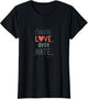 Choose Love Over Hate Inspirational Design