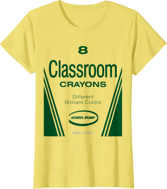 Retro Crayon Box Shirt Halloween Costume