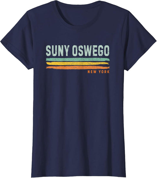 Vintage Stripes SUNY Oswego NY