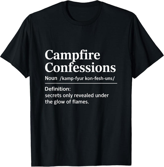 Funny Camping Definition RV Camper Campfire Confessions