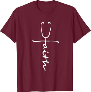 Stethoscope Cross Faith Nurse Nursing God Bible Jesus Lover
