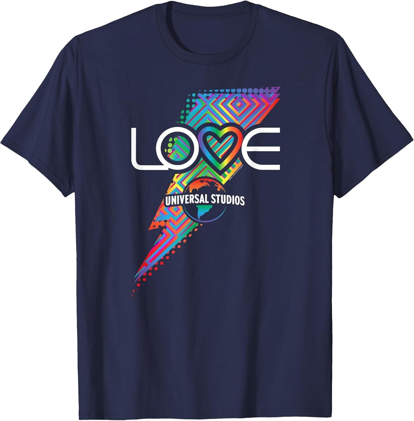 Universal Parks Love Universal Rainbow Bolt